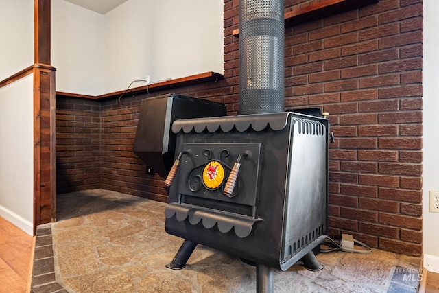 interior details with wood-type flooring