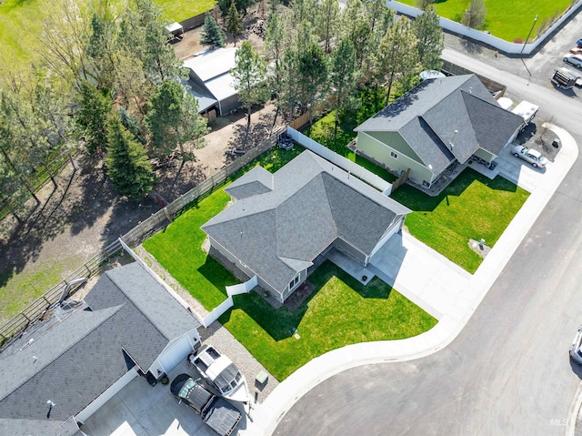 drone / aerial view
