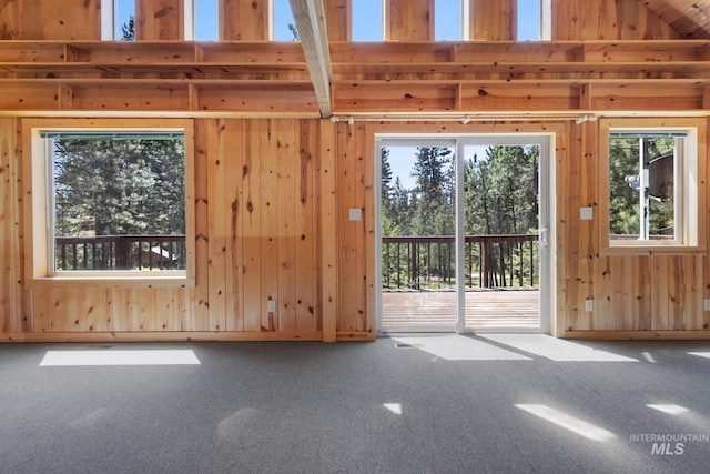 4 Pinon Way, Idaho City, ID 83631 - empty room featuring carpet and wood walls