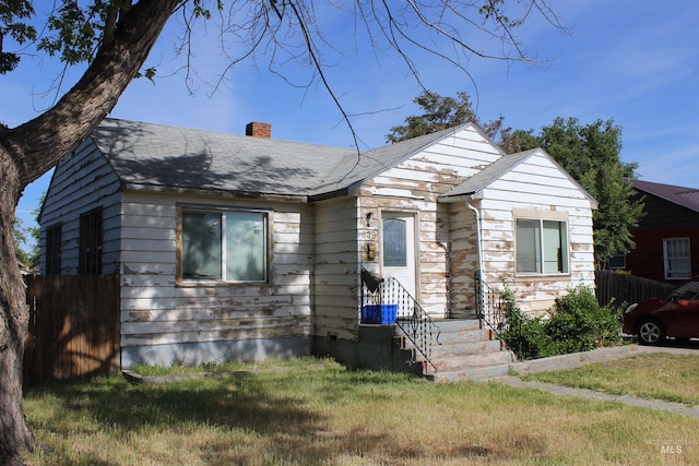 view of bungalow-style home