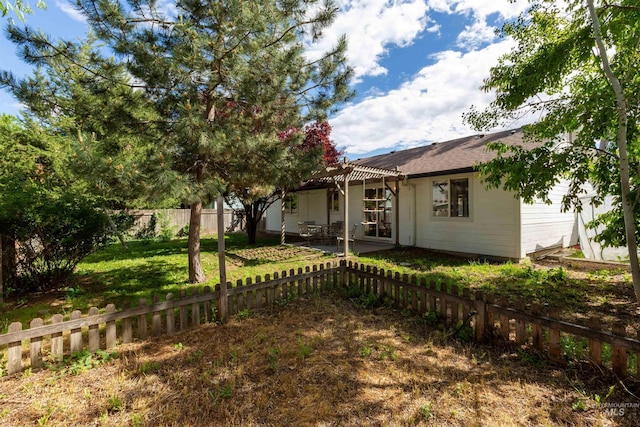 510 Shady Grove Way, Kuna, ID 83634 - rear view of property with a pergola and a patio