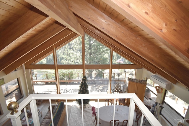 attic featuring a wealth of natural light