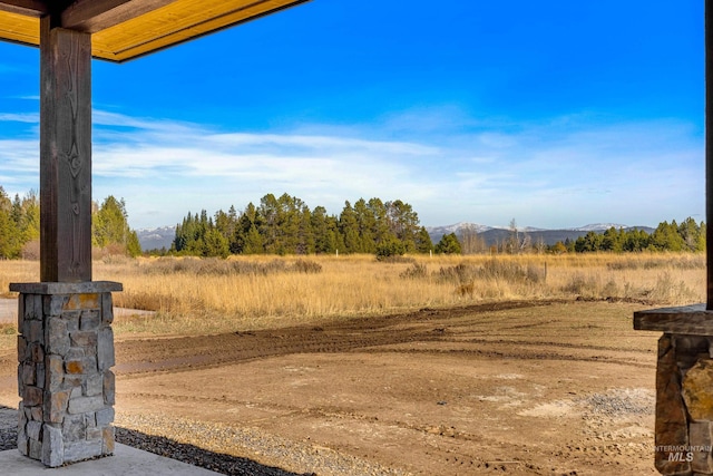 13156 Hawks Bay, Donnelly, ID 83615 - view of yard with a mountain view and a view of countryside