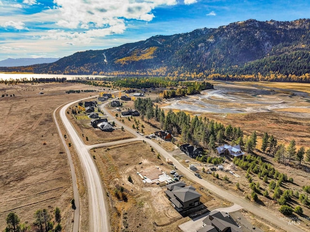 13156 Hawks Bay, Donnelly, ID 83615 - aerial overview of property's location with a mountainous background