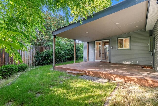 6917 W Randolph Dr, Boise, ID 83709 - back of property with a deck