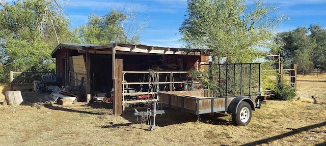 view of outbuilding