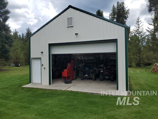 3460 American River Rd, Elk City, ID 83525 - view of detached garage