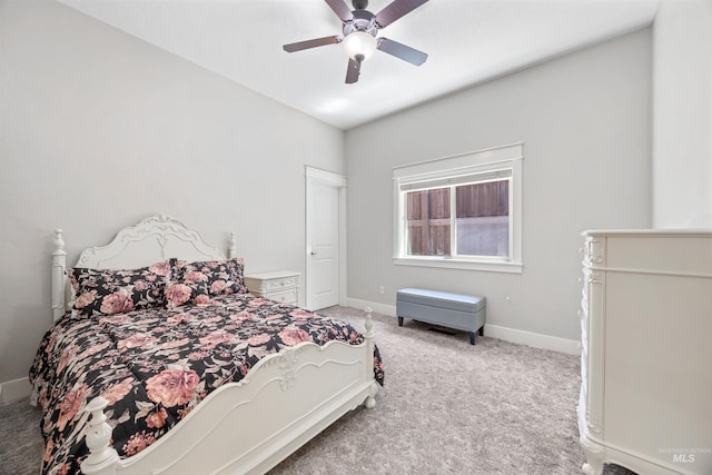 1573 E Commander St, Meridian, ID 83646 - carpeted bedroom featuring baseboards and ceiling fan