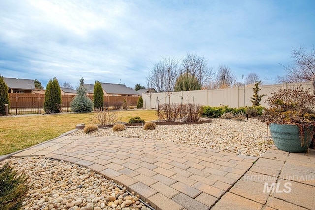 view of patio / terrace featuring a fenced backyard