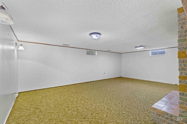 1332 Burrell Ave, Lewiston, ID 83501 - basement featuring carpet and a textured ceiling