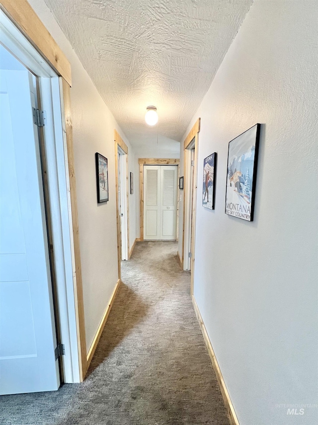 301 N Mission St Unit C3, Mccall, ID 83638 - hall with carpet floors and a textured ceiling