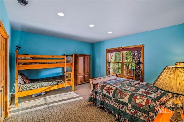3872 Brookside Dr, New Meadows, ID 83654 - bedroom featuring carpet floors and recessed lighting