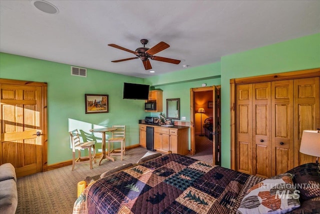 3872 Brookside Dr, New Meadows, ID 83654 - bedroom with carpet floors and baseboards