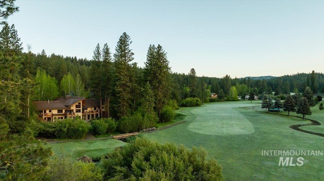 3872 Brookside Dr, New Meadows, ID 83654 - view of home's community featuring a view of trees and view of golf course