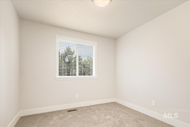4112 W Cherrytree Ct, Meridian, ID 83642 - carpeted spare room with baseboards and a textured ceiling