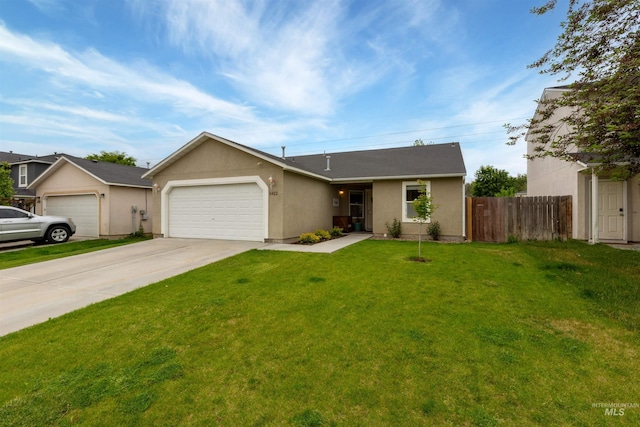 3422 Vistapark Dr, Caldwell, ID 83605 - single story home featuring an attached garage, driveway, and stucco siding