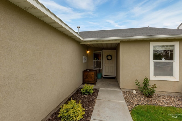 3422 Vistapark Dr, Caldwell, ID 83605 - property entrance with stucco siding