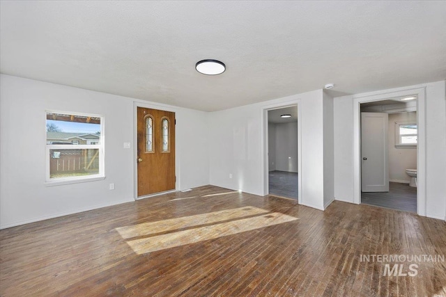 interior space featuring hardwood / wood-style floors