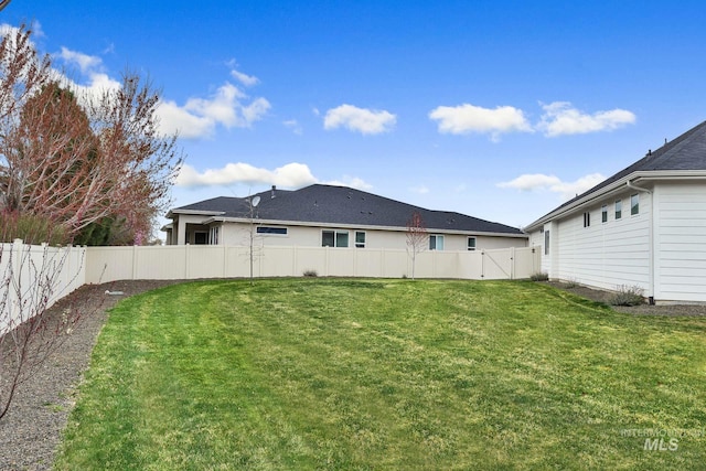 1440 E Azan St, Meridian, ID 83646 - view of yard featuring a fenced backyard