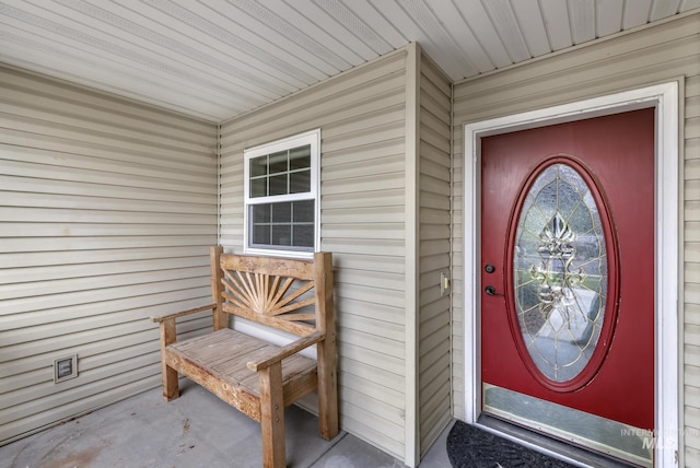 view of property entrance