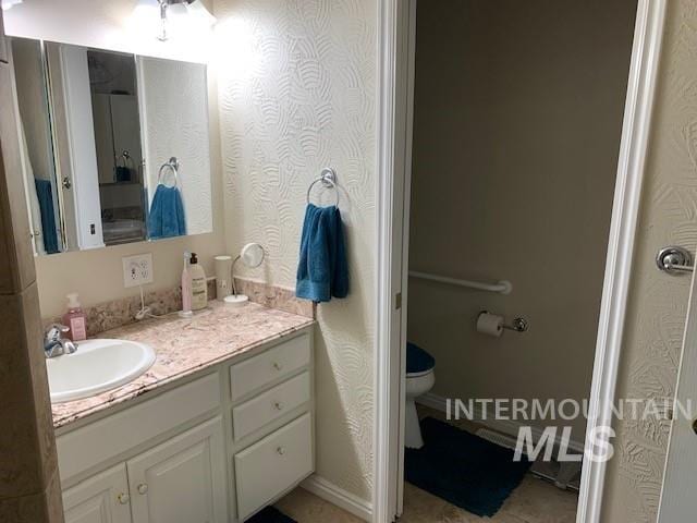 3997 W Harbor Point Dr, Meridian, ID 83646 - bathroom with vanity and toilet