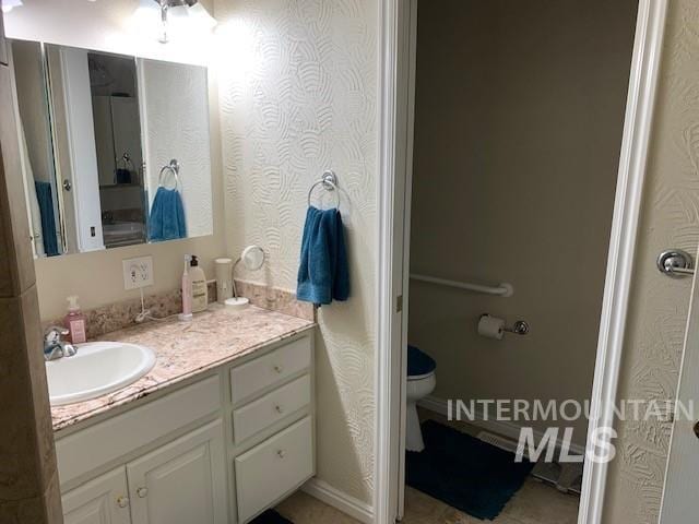 3997 W Harbor Point Dr, Meridian, ID 83646 - bathroom with vanity and toilet