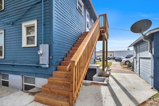 405 N 2nd E, Mountain Home, ID 83647 - view of side of home with stairway