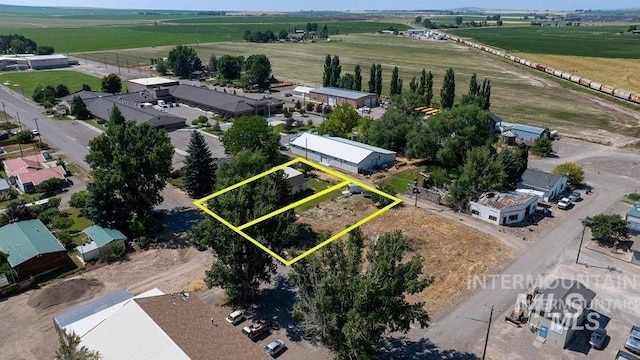 drone / aerial view featuring a rural view