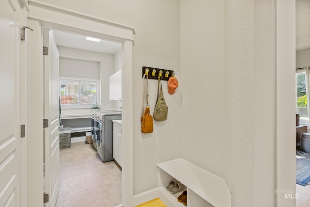 327 E Rockingham Dr, Eagle, ID 83616 - hallway with washer and dryer