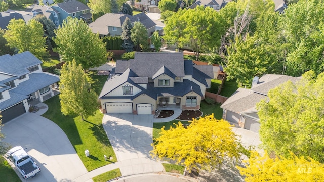 327 E Rockingham Dr, Eagle, ID 83616 - aerial view of residential area
