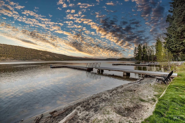 4076 Warren Wagon Rd, Mccall, ID 83638 - dock featuring a water view