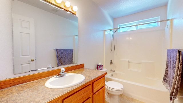 278 Trotter Dr, Twin Falls, ID 83301 - bathroom with vanity, shower / washtub combination, and tile patterned floors