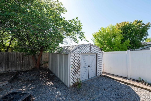 278 Trotter Dr, Twin Falls, ID 83301 - view of shed featuring a fenced backyard