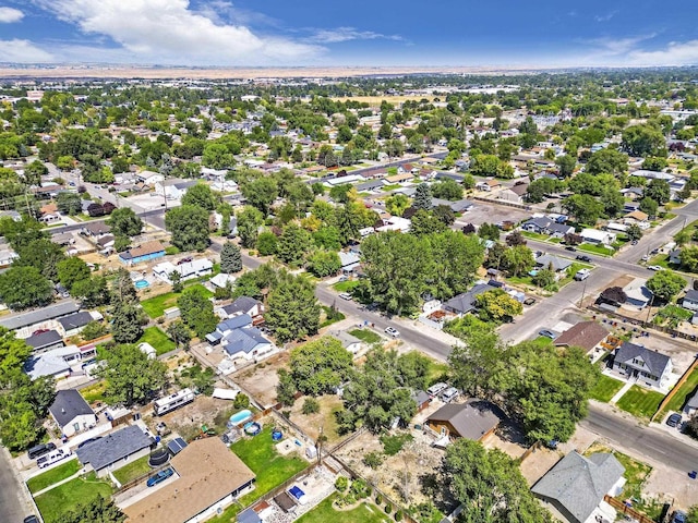 drone / aerial view featuring a residential view