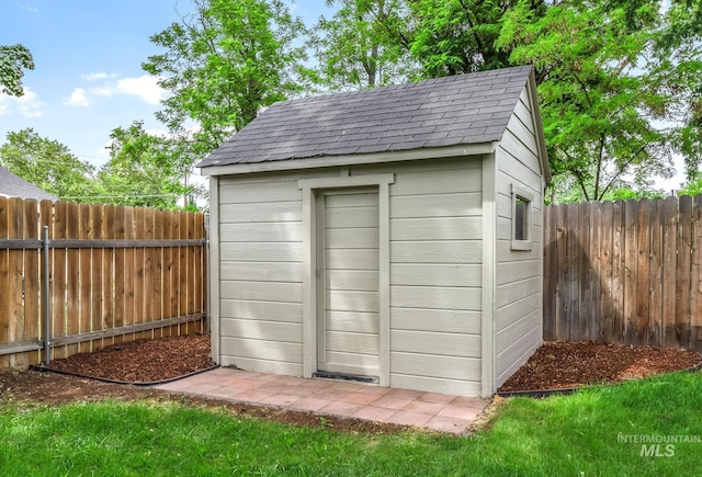 2943 S Zach Pl, Boise, ID 83706 - view of shed featuring a fenced backyard
