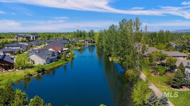 3268 S Sedgebrook Ln, Eagle, ID 83616 - bird's eye view with a residential view and a water view