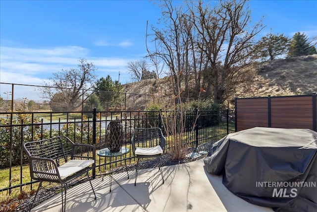 3268 S Sedgebrook Ln, Eagle, ID 83616 - view of patio featuring grilling area and fence