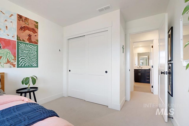 12524 W Shortcreek, Star, ID 83669 - bedroom with light colored carpet and a closet