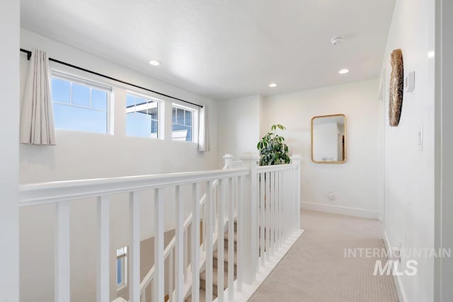 12524 W Shortcreek, Star, ID 83669 - hallway featuring carpet flooring and recessed lighting