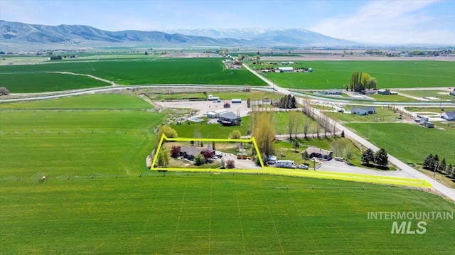 23 N 950 E, Declo, ID 83323 - bird's eye view with a mountain view and a rural view