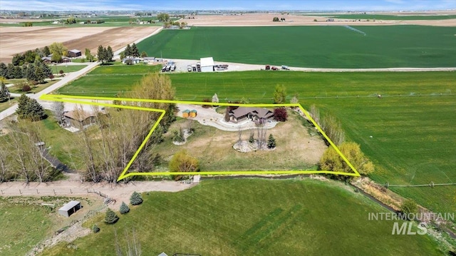 23 N 950 E, Declo, ID 83323 - aerial view with a water view and a rural view