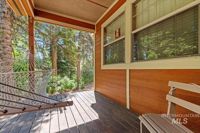 23 Waterline Ln, Cascade, ID 83611 - view of wooden deck