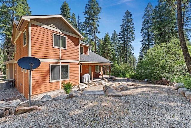 23 Waterline Ln, Cascade, ID 83611 - rear view of property