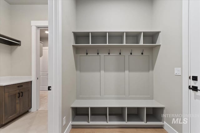 11966 W Zamalek Ct, Kuna, ID 83634 - mudroom featuring light marble finish flooring and baseboards