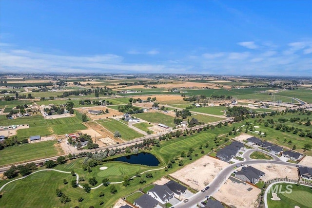11966 W Zamalek Ct, Kuna, ID 83634 - aerial overview of property's location featuring a large body of water