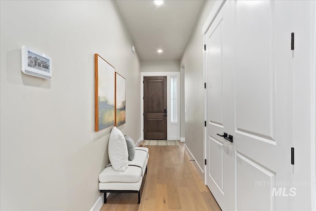 11966 W Zamalek Ct, Kuna, ID 83634 - hallway with light wood-style floors and recessed lighting