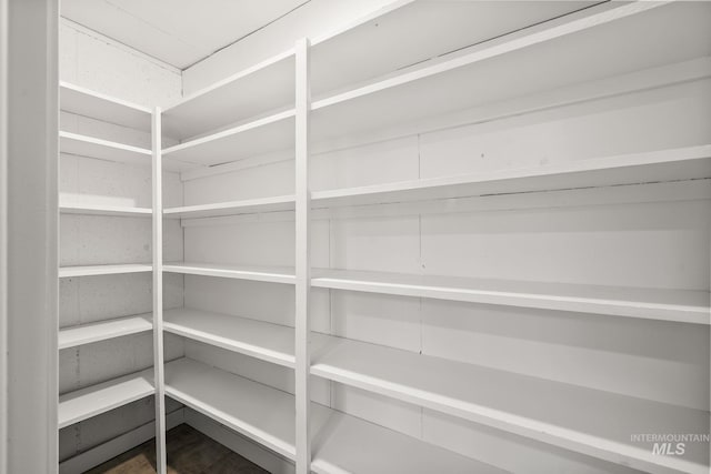 view of pantry