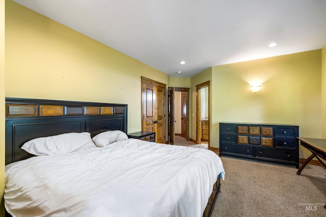 bedroom featuring carpet flooring