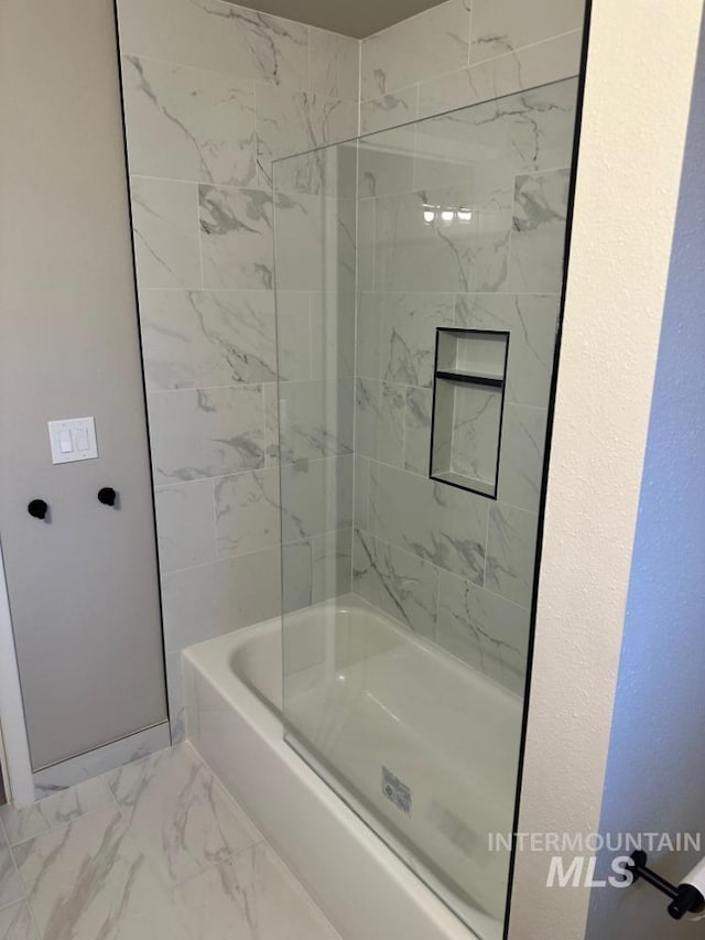 3109 N Tamarack Dr, Boise, ID 83703 - full bath with marble finish floor