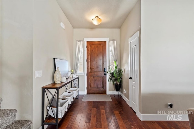 730 N Finsbury Way, Star, ID 83669 - entryway featuring hardwood / wood-style flooring and stairs